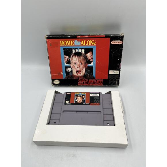 Home Alone Super Nintendo SNES With Original Box And Case - Picture 1 of 16